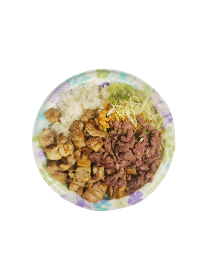 #6 Chicken & Beef Combo